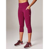 Running Bare Womens Power Moves 3/4 Tight Sher Berry