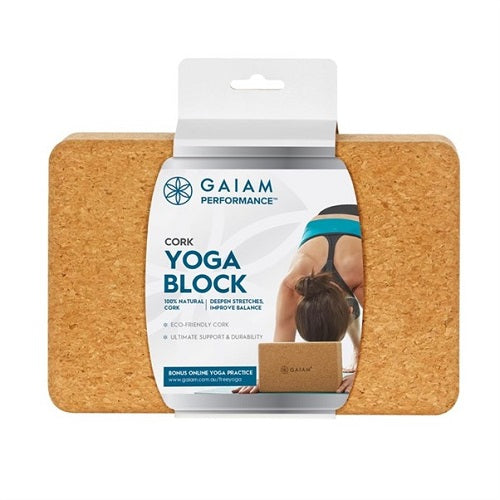 Gaiam Performance Yoga Block Cork