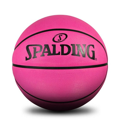 Spalding Fluro Outdoor Basketball Pink