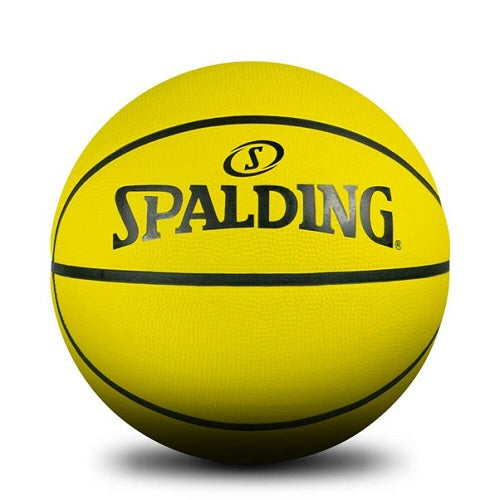 Spalding Fluro Outdoor Basketball Yellow