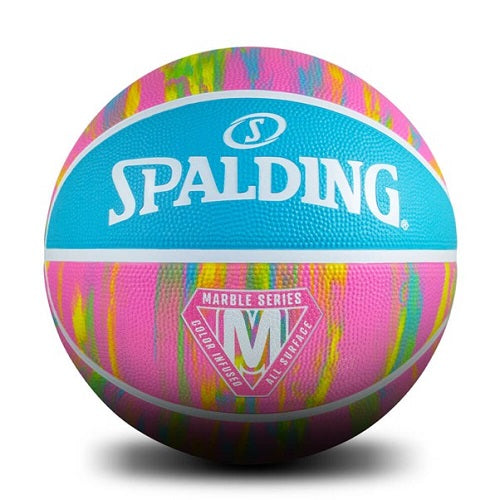 Spalding Marble Outdoor Basketball Pink