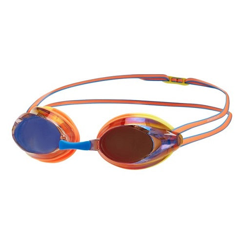 Speedo Junior Opal Mirror Swim Goggles Blue/Orange
