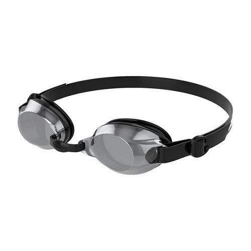 Speedo Adult Jet Mirror Swim Goggles Black/Chrome