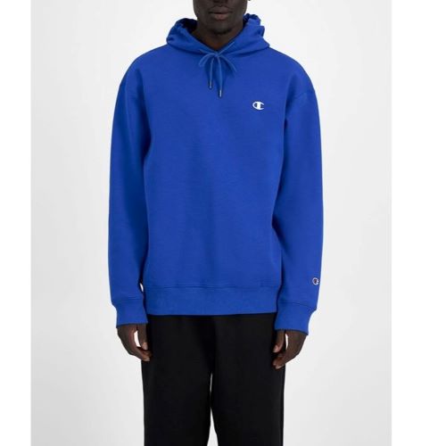 Champion Mens Rochester Base Hoodie Blue Believer