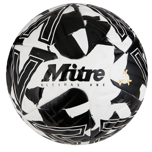 Mitre Ultimax One Soccerball White/Black Size 5