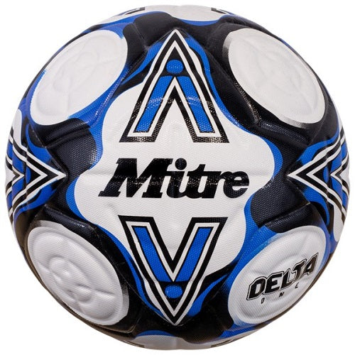 Mitre Delta One 24 Soccerball White/Black/Blue