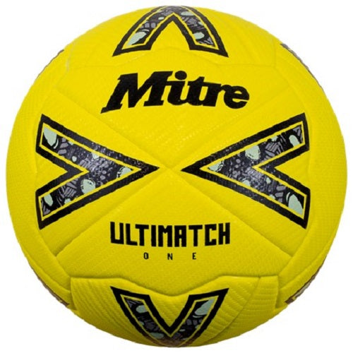 Mitre Ultimatch One 24 Soccerball Yellow