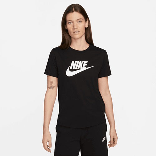 Nike Womens Icon Futura Tee Black/White