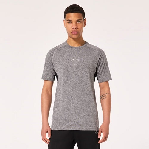Oakley Mens O Fit RC SS Tee Black/White Heather
