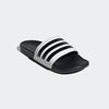 Adidas Mens Adilette Comfort 3 Stripes Cloud White/Core Black