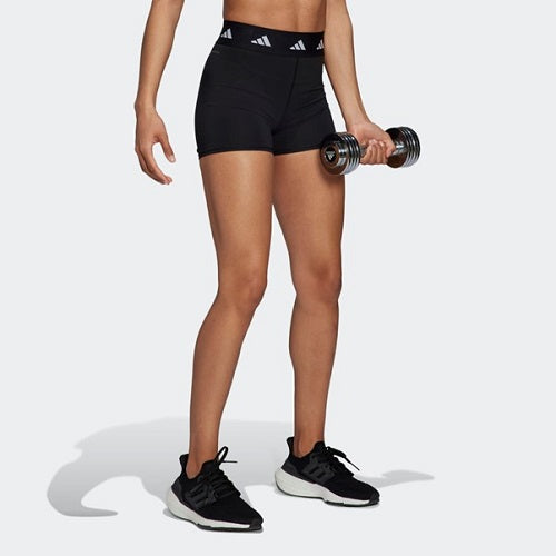 Adidas Womens Techfit 4 Inch Short Tights Black