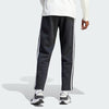 Adidas Mens 3 Stripes Fleece Open Hem Pant Black/White