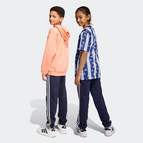 Adidas Kids 3 Stripes Fleece Pant Legend Ink/White