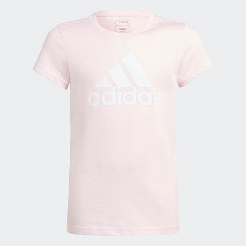 Adidas Kids Big Logo Tee Clear Pink/White