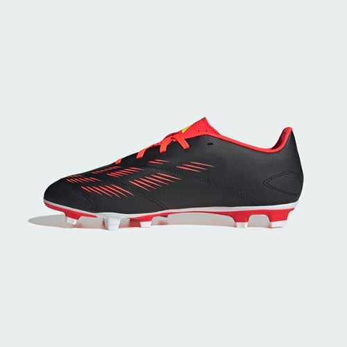 Adidas Adult Predator Club FxG Football Boot Core Black/Cloud White/Solar Red