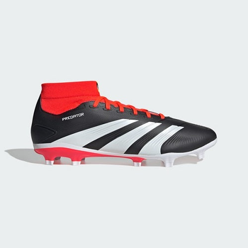 Adidas Mens Predator League FG Football Boot Core Black/Cloud White/Solar Red