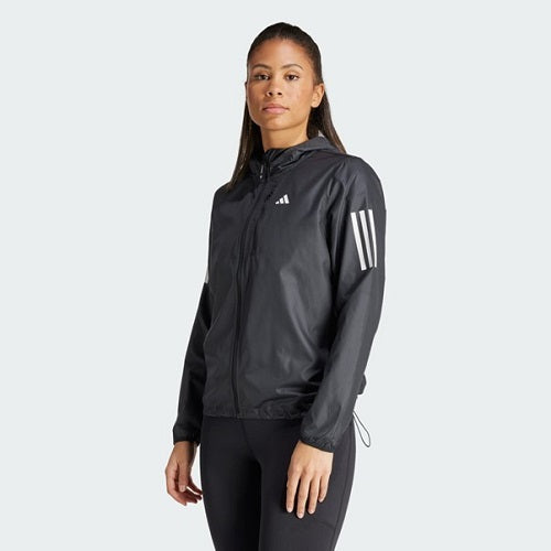 Adidas Womens Own The Run Jacket Black/White