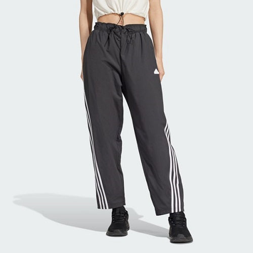 Adidas Womens 3 Stripes Woven Pants Black/White