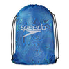Speedo Swim Printed Equipment Mesh Bag Blue Marble/White