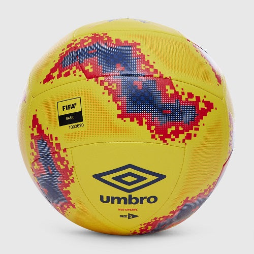 Umbro Neo Swerve Training Soccerball Yellow/Estate Blue/Rocco Red