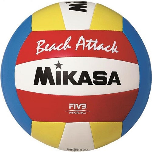 Mikasa Beach Volleyball VXS-BA White/Red/Blue/Yellow