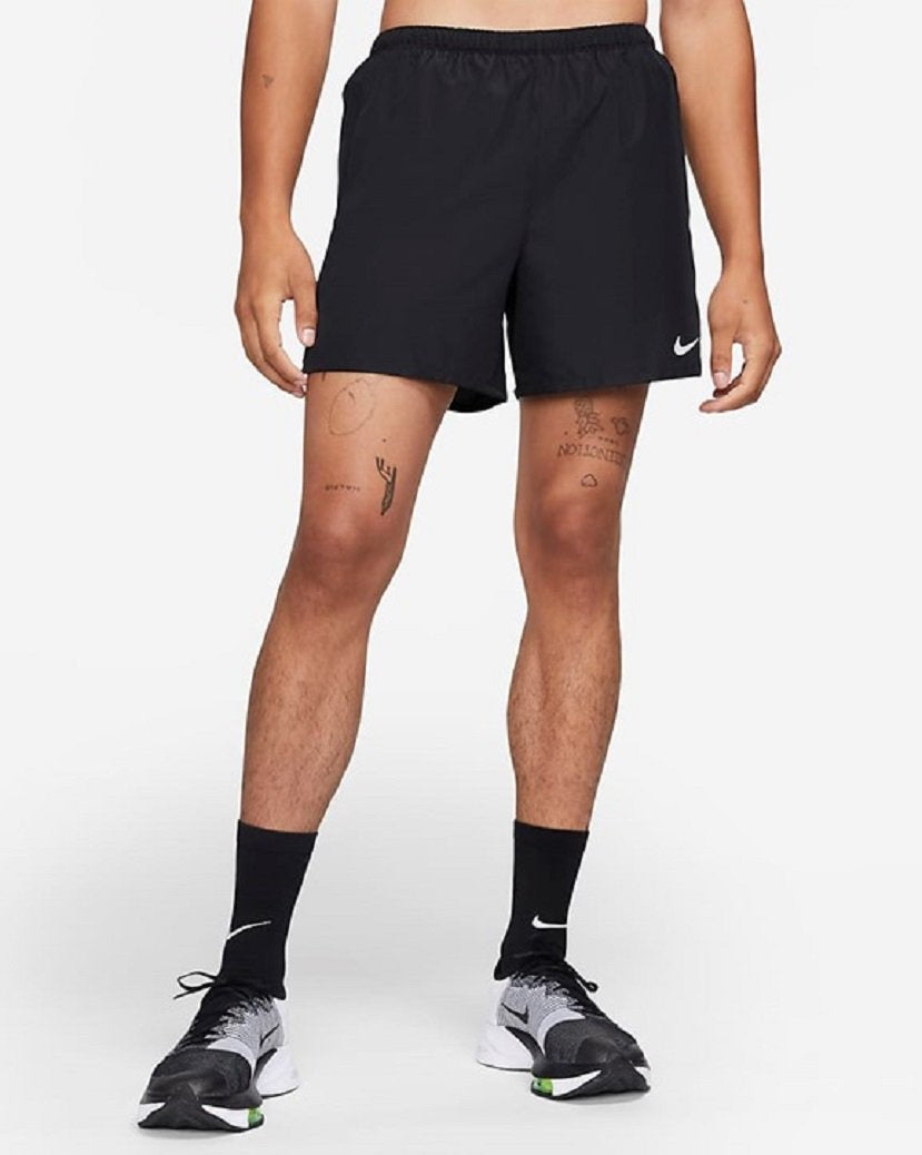 Nike Mens Challenger 5 Inch Brief Lined Short Black