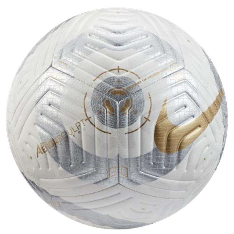 Nike Aerowsculpt Premier League Strike Soccerball White/Silver/Gold