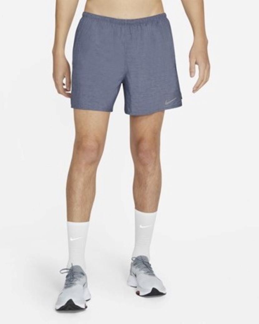 Nike Mens Challenger 5 Inch Brief Lined Short Obsidian Heather