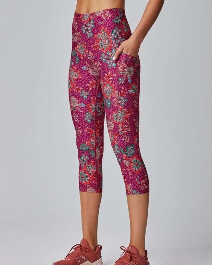 Running Bare Womens Power Moves 3/4 Tight Maggie