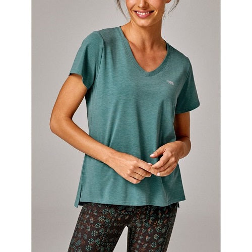 Running Bare V Easy WorkOut Tee Spruce