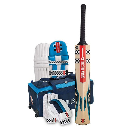 Gray Nicholls Vapour Cricket Set with Wheelie Bag