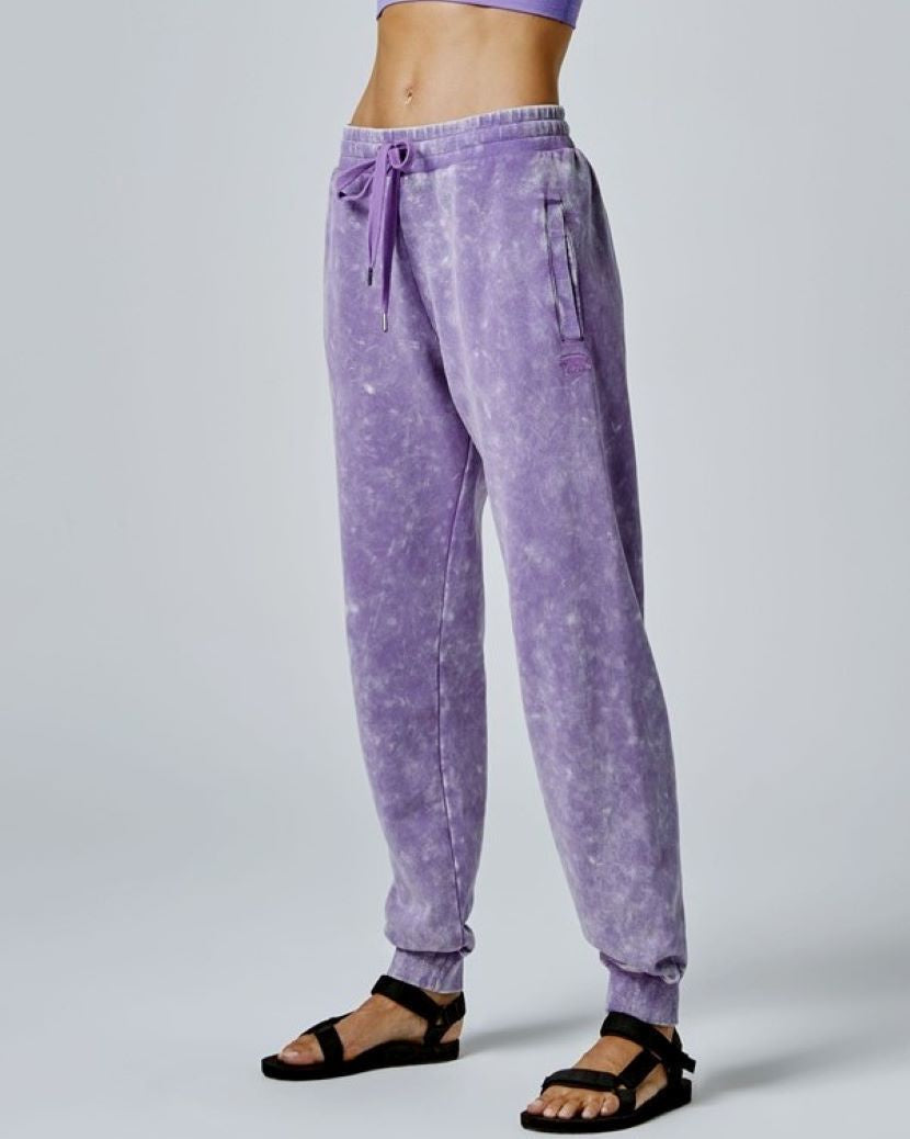Running Bare Womens Legacy Sweat Pant Aster Wash