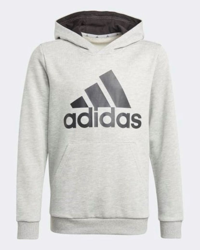 Adidas Kids Big Logo Hoodie Medium Grey/Black