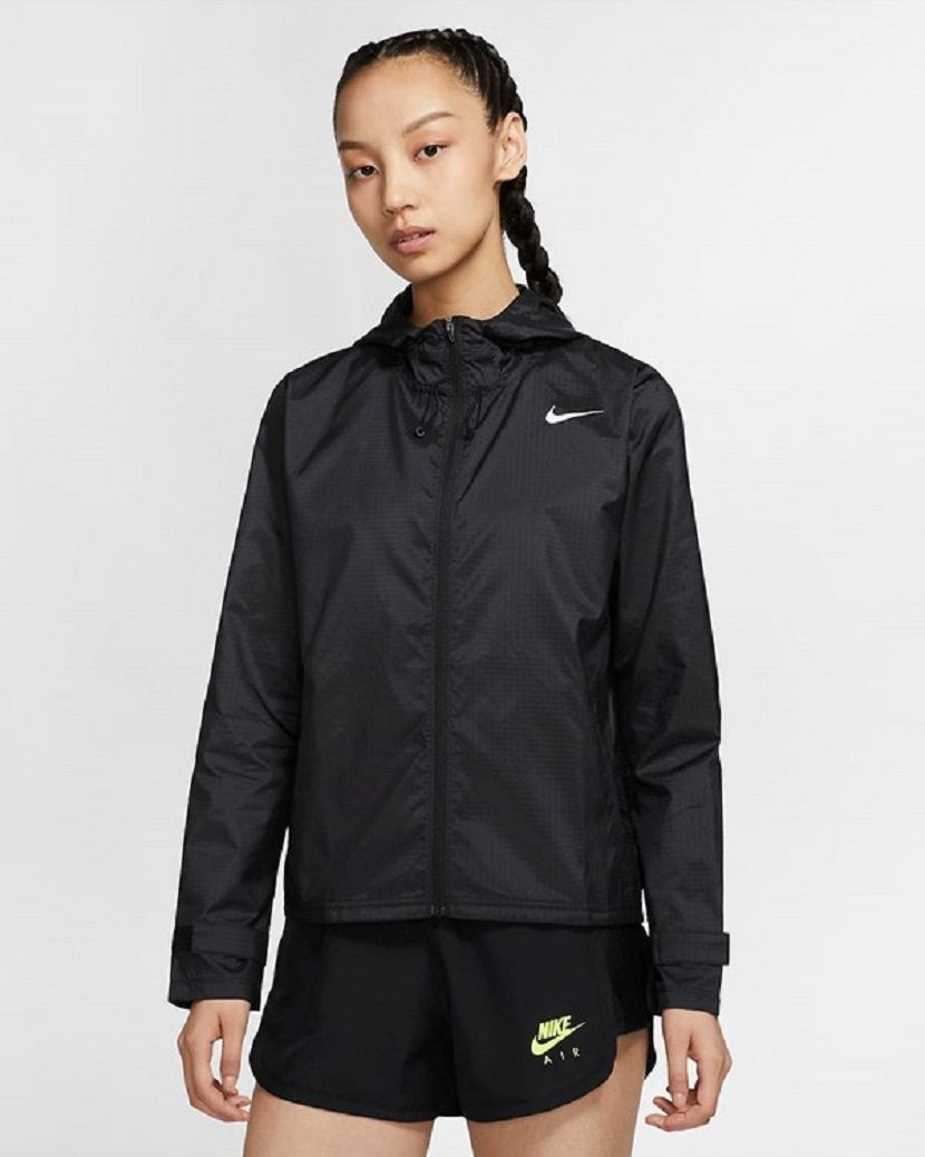 Nike Womens Running Hooded Jacket Black/White