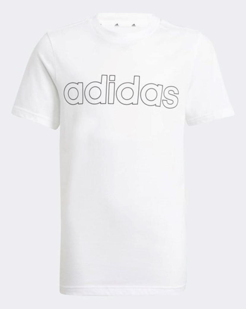 Adidas Kids Linear Tee White/Black