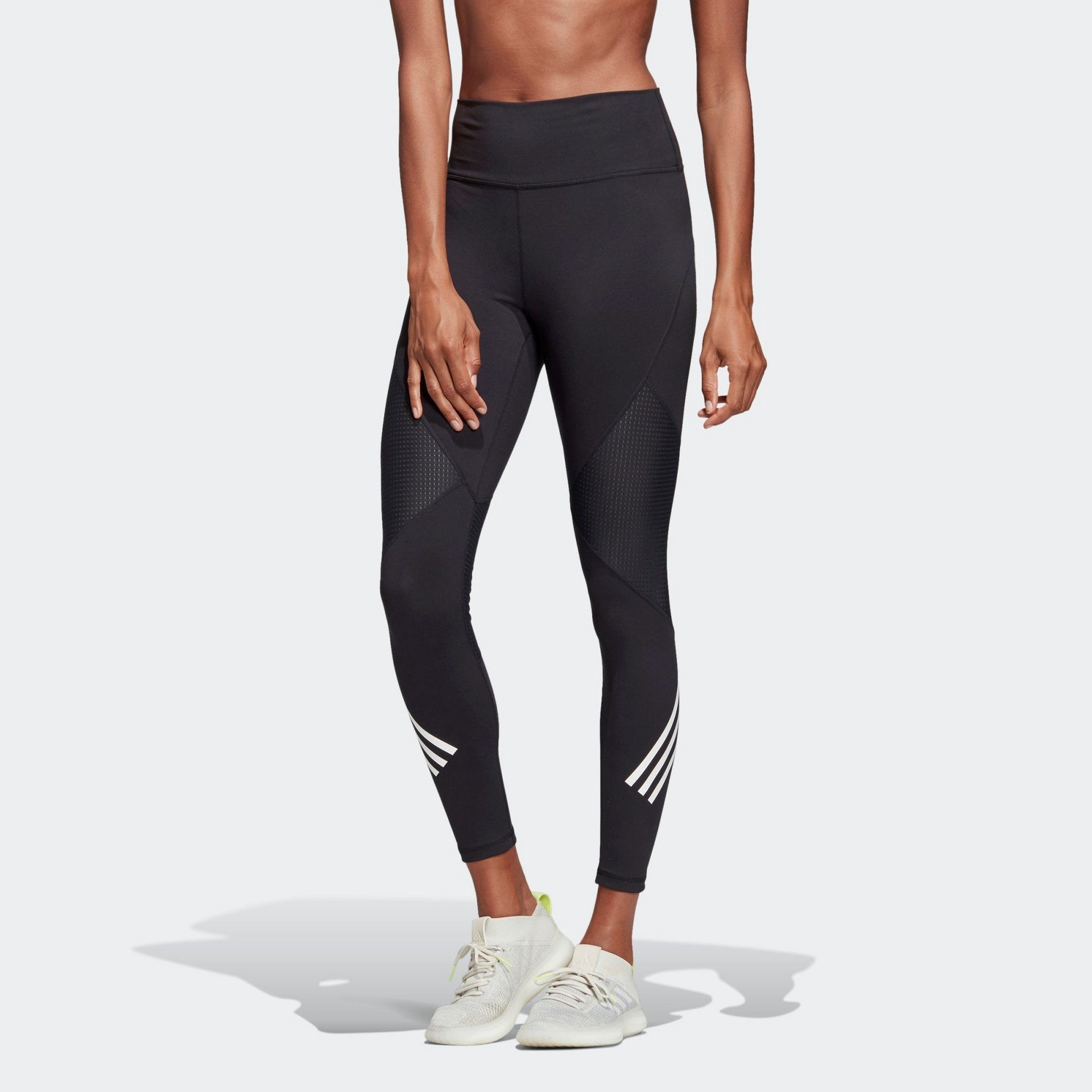 Adidas Womens Believe This High Rise 7/8 Tight Black/White