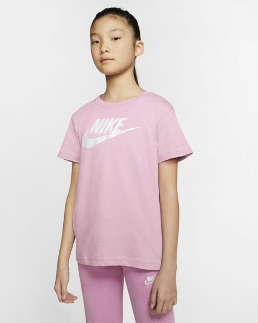 Nike Kids Basic Futura Tee Clear Pink/White