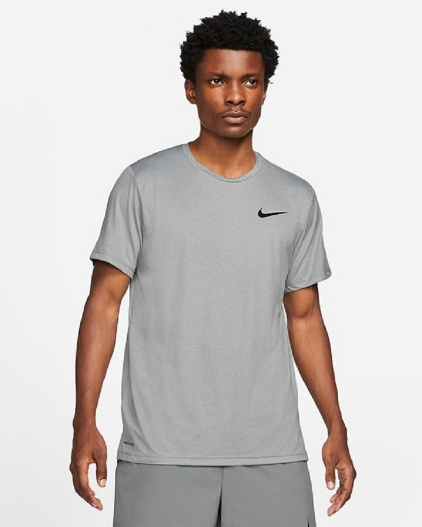 Nike Mens Nike Pro Dri-FIT Top Particle Grey/Black