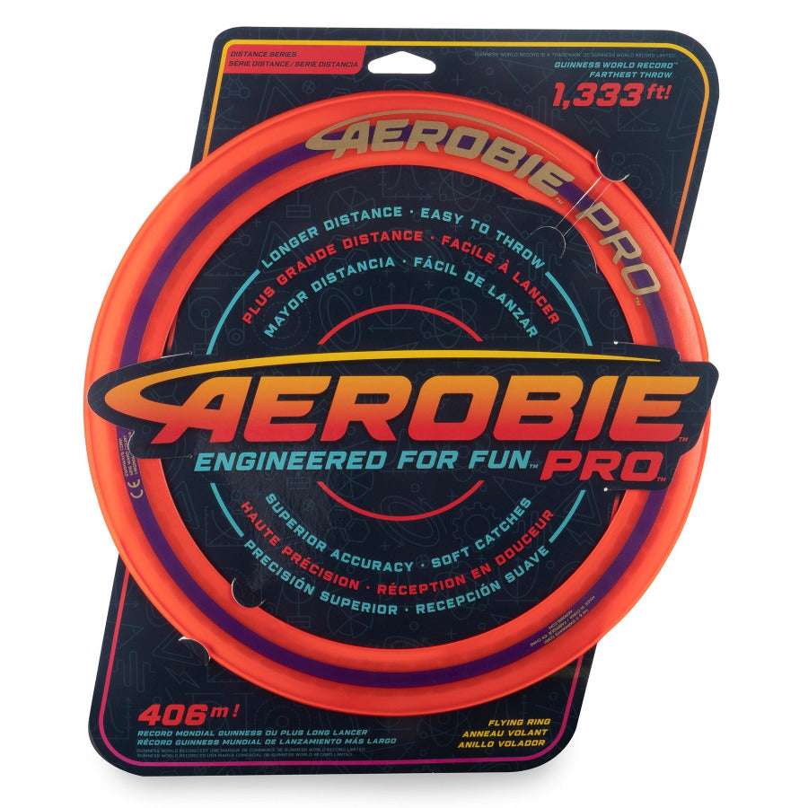 Aerobie Sprint 13 Flying Ring Orange