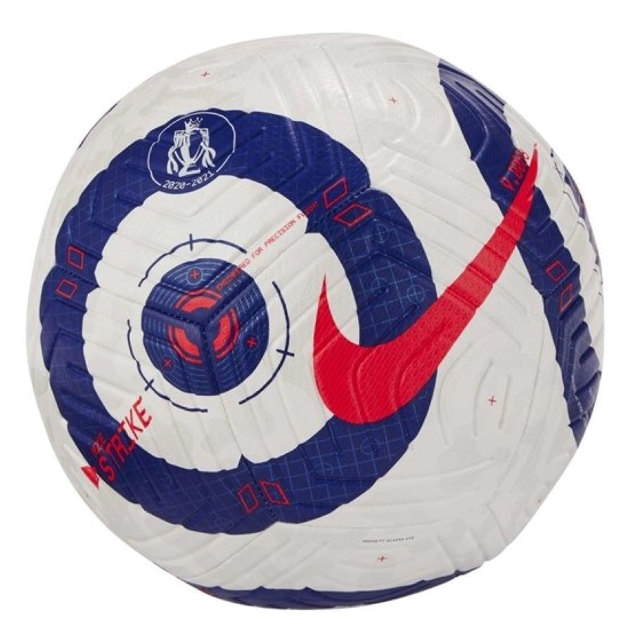 Nike Aerowsculpt Premier League Strike Soccerball White/Blue/Laser Crimson