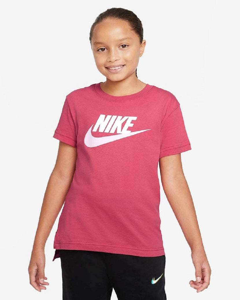 Nike Kids Basic Futura Tee Gypsy Rose/White/Pink Foam