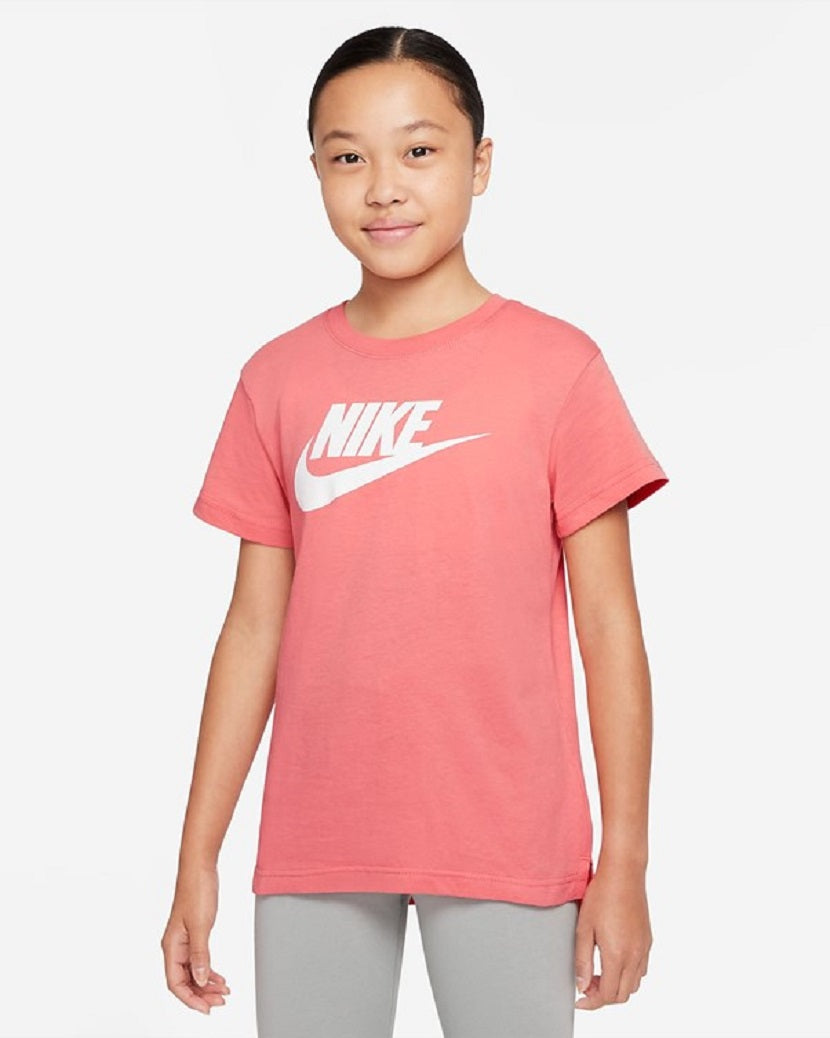 Nike Kids Basic Futura Tee Pink Salt/White