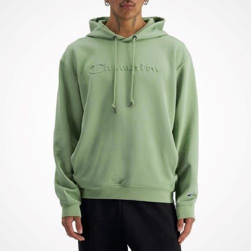 Champion Mens Rochester Tech Hoodie Push The Button