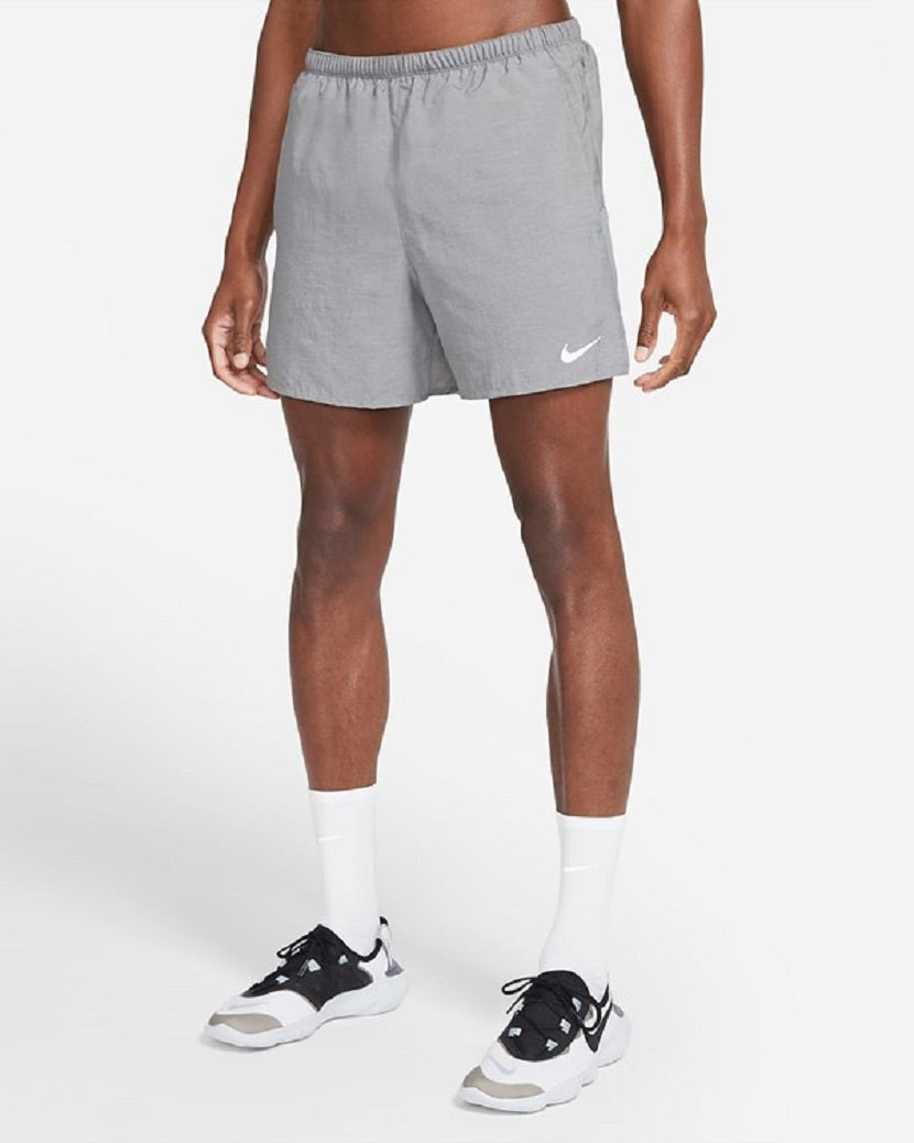 Nike Mens Challenger 5 Inch Brief Lined Short Smoke Grey/Heather