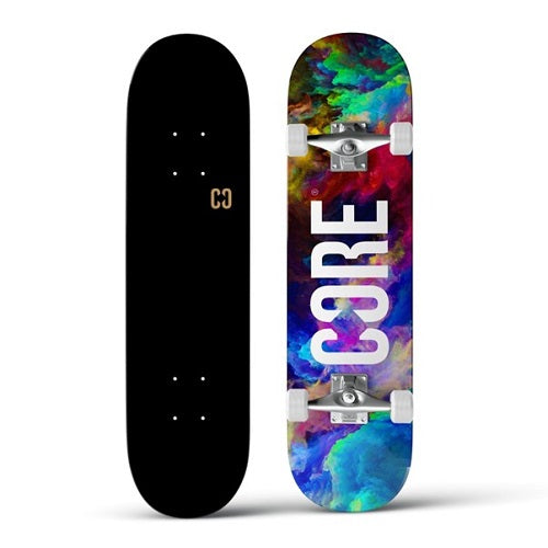 Core Complete C2 Split Skateboard Neon Galaxy