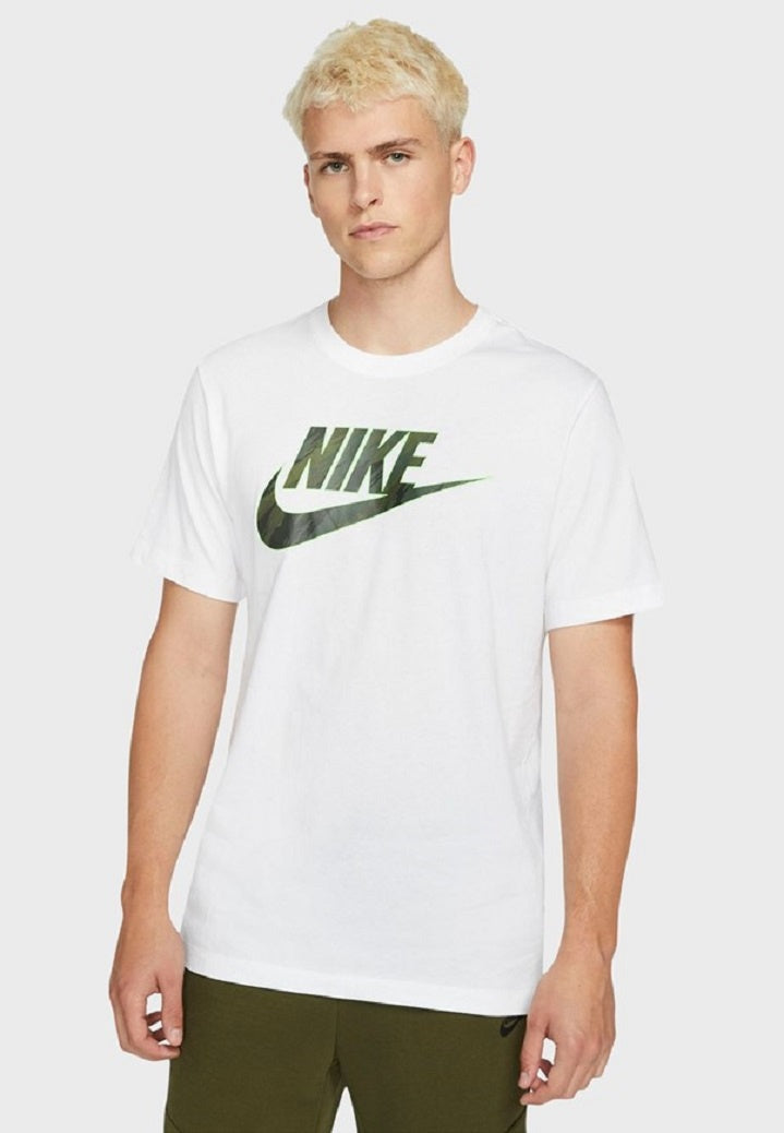 Nike Mens Sportswear Tee White/Rough Green