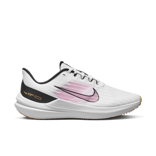 Nike Womens Air Winflo 9 White/Pink/Black/Wheat Gold