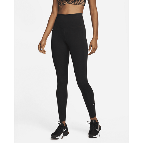 Nike Womens One Dri-FIT High Rise Full Length Tight Black/White