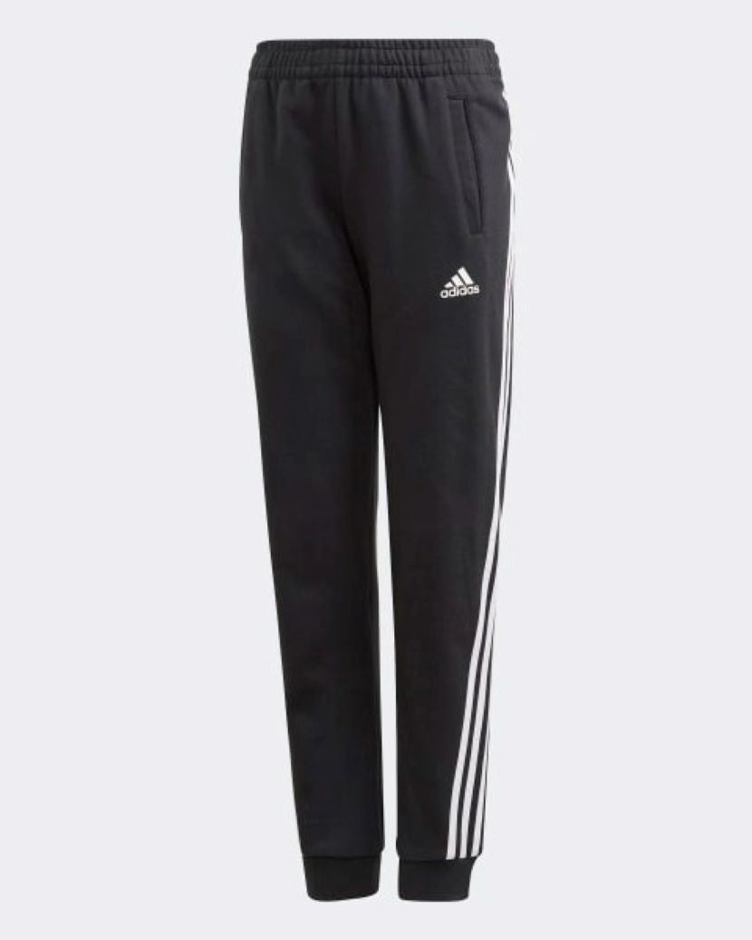 Adidas Kids 3 Stripes Taped Leg Pant Black/White