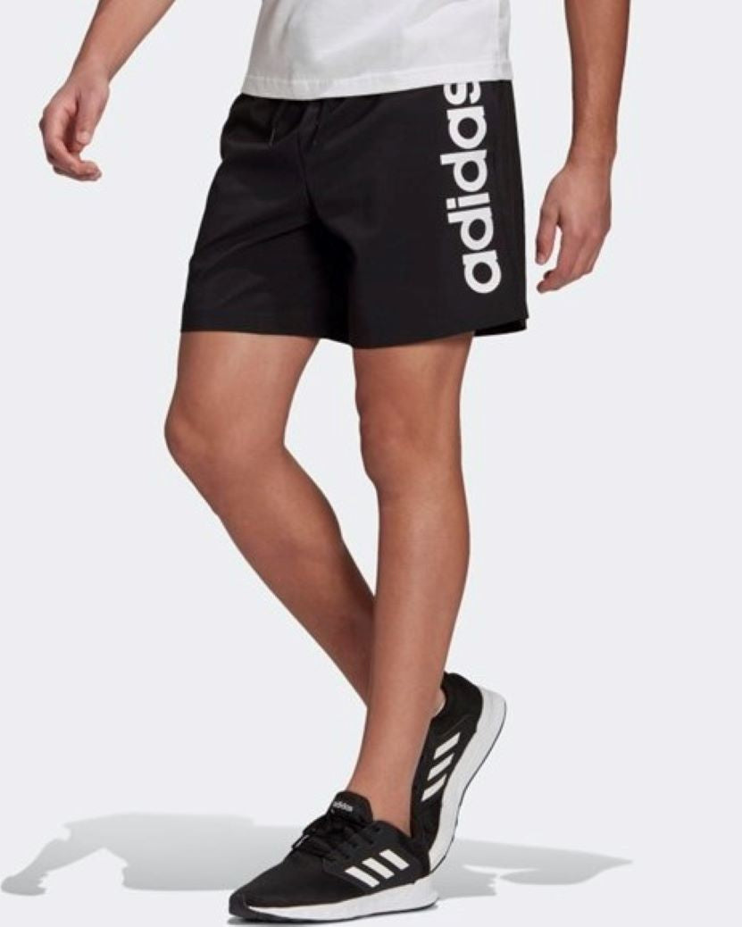 Adidas Mens Chelsea Linear Logo Short Black/White